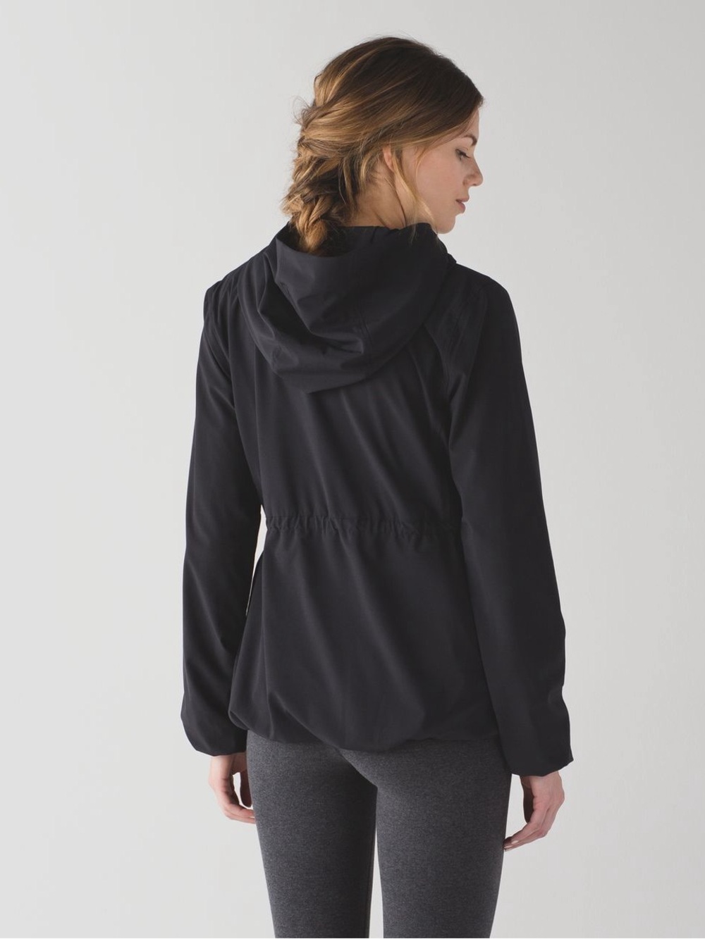 lululemon athletica Black Hooded Utility Jacket